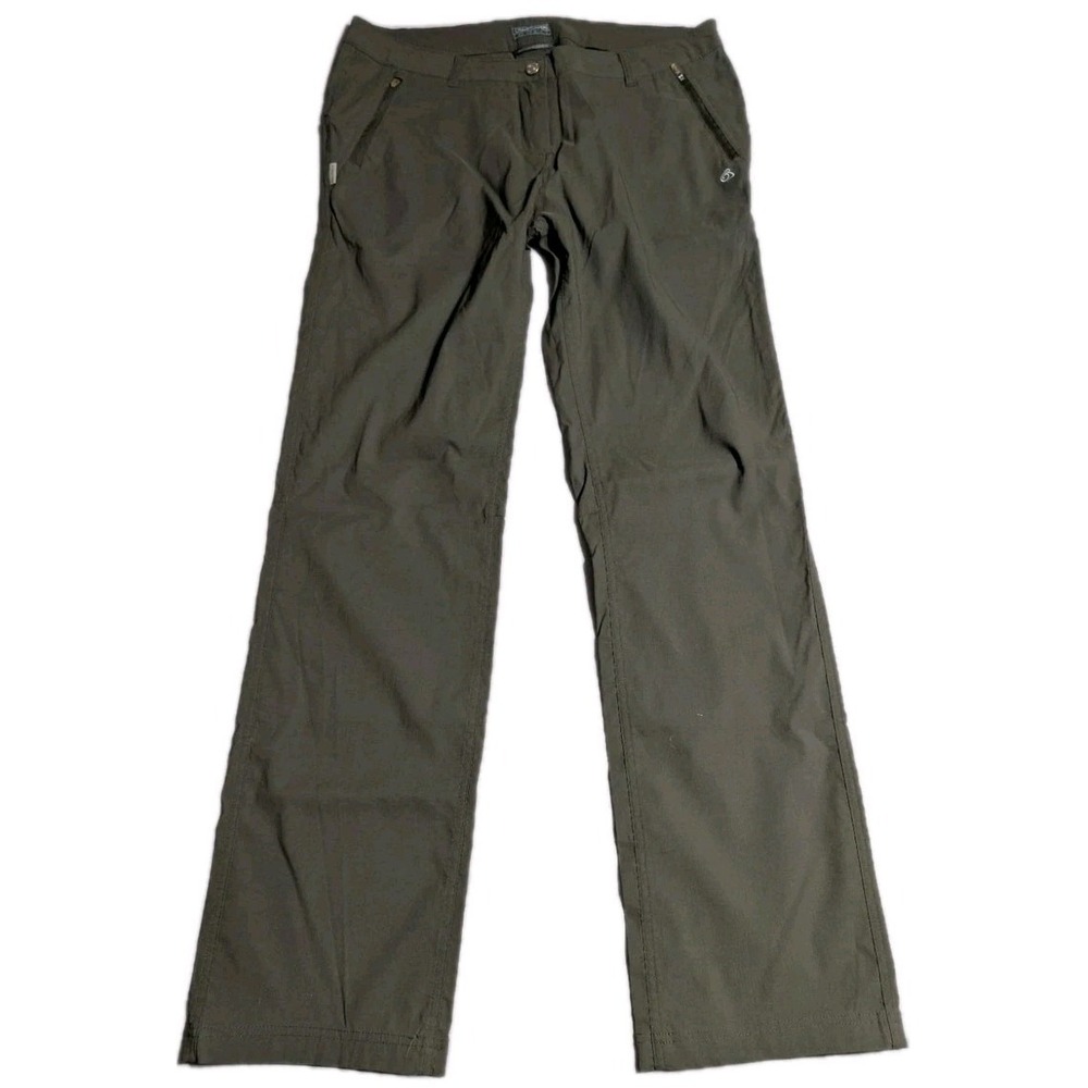 Craghoppers Pants Womens L 32x33 Olive SolarShield Stretch Hiking Outdoor